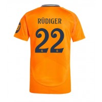 Camiseta Real Madrid Antonio Rudiger #22 Segunda Equipación Replica 2024-25 mangas cortas